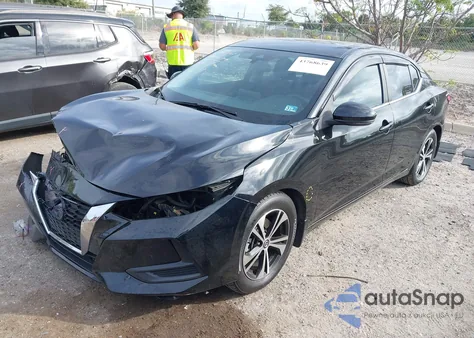 2020 Nissan Sentra Sv Xtronic Cvt z USA, uszkodzony, nr VIN 3N1AB8CV2LY216188